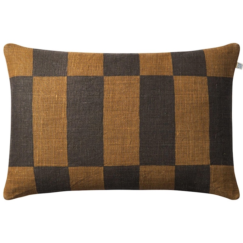 Samar Cushion Cover 40x60 cm, Taupe / Dark Brown