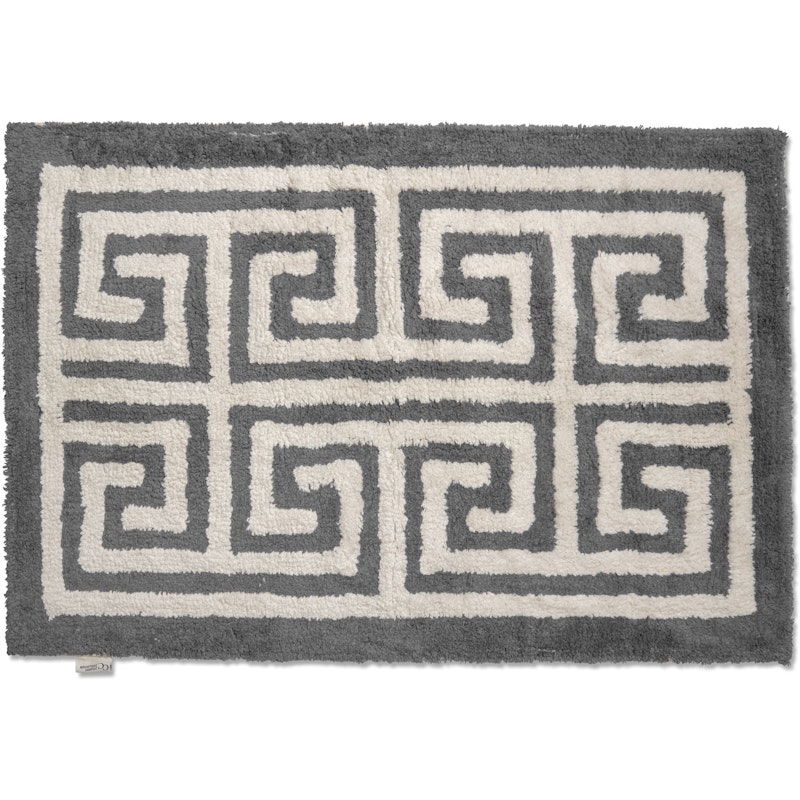 Entrance Bathroom Rug 60x90 cm, White/Titan