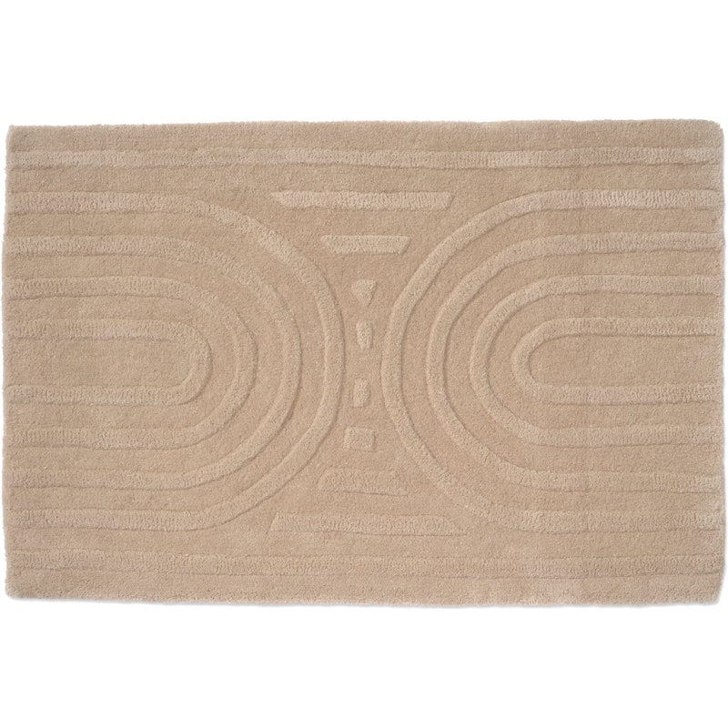 Curve Door Mat 60x90 cm, Beige