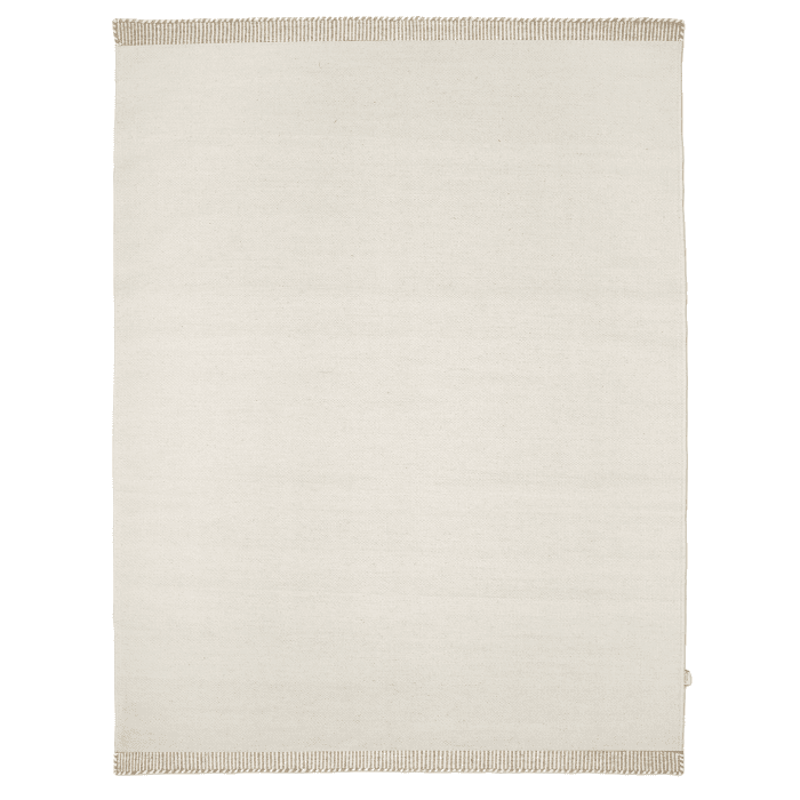 Pure Wool Rug 250x350 cm, Off-white
