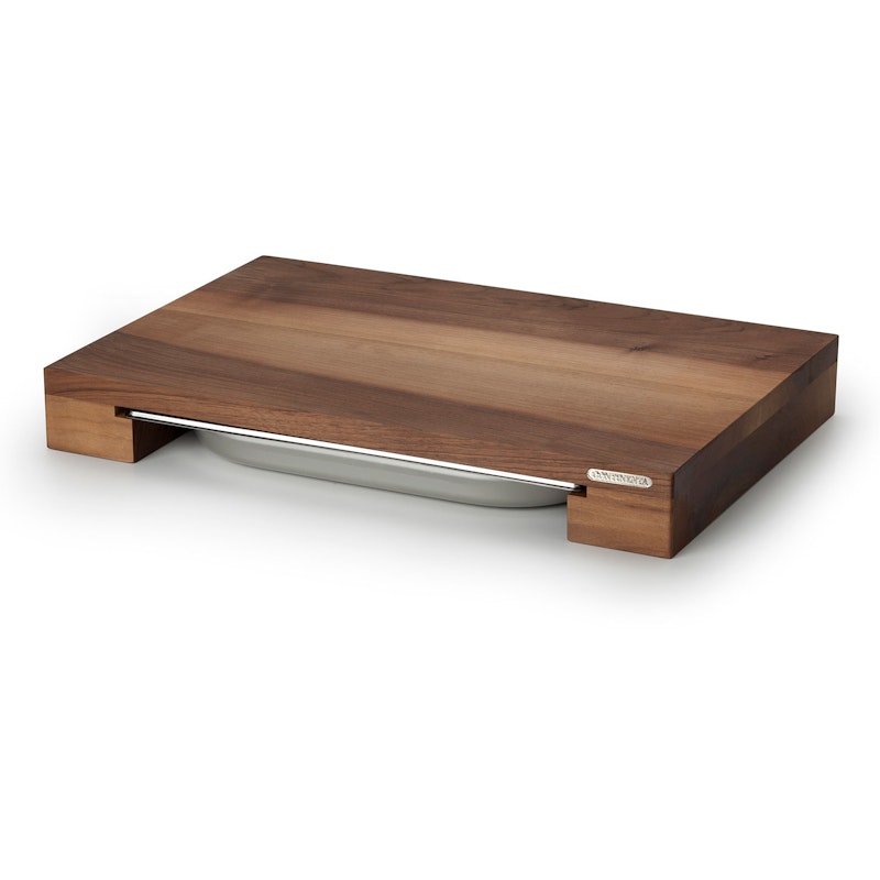 Cutting Board With One Tinplate, 48x32x5,6 cm