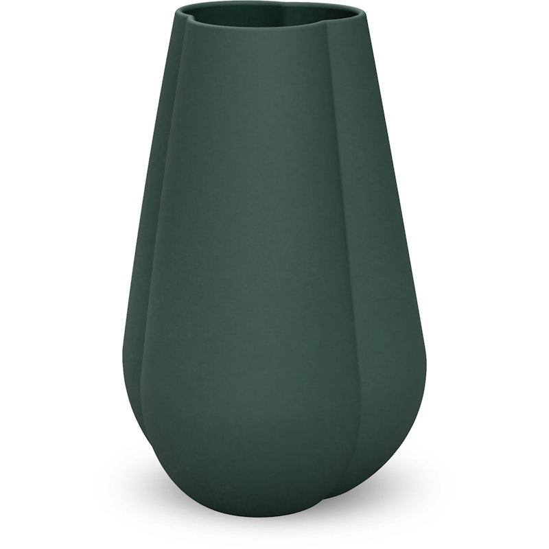 Clover Vase 25cm, Dark Green