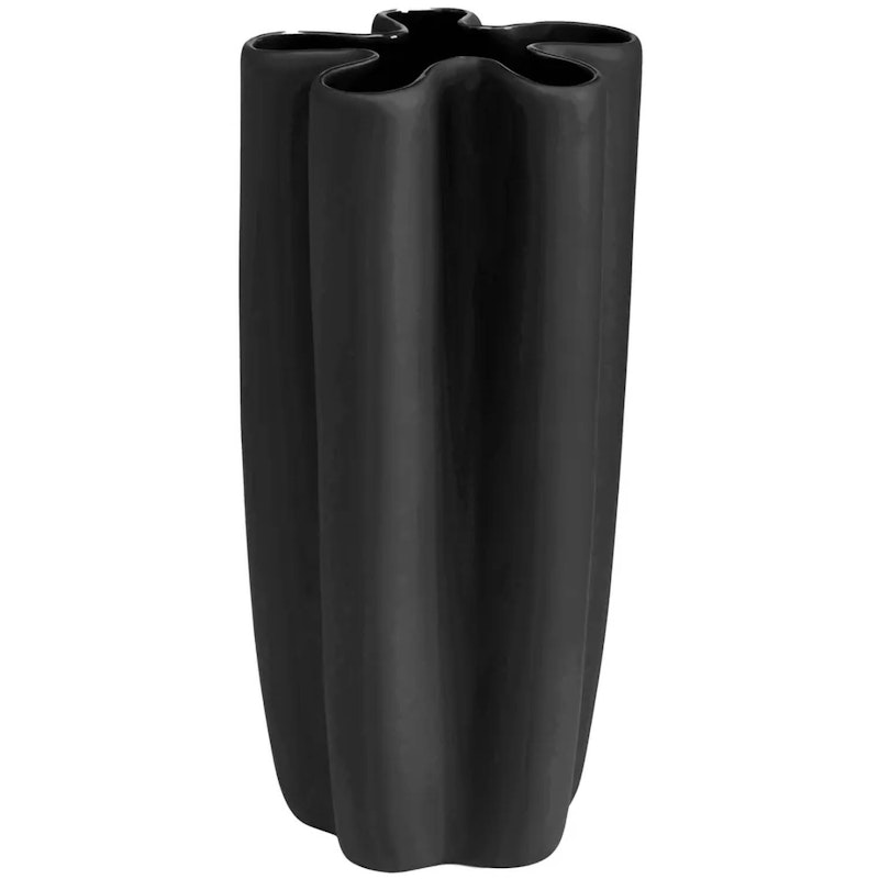 Tulipa Vase H30 cm, Black