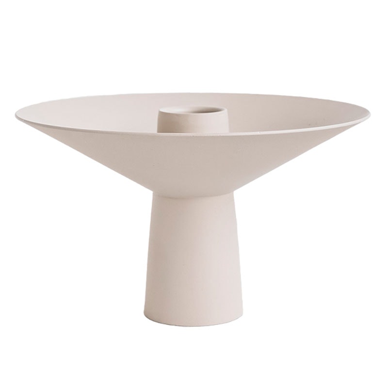 Uma Candlestick 14x9,5 cm, Sand