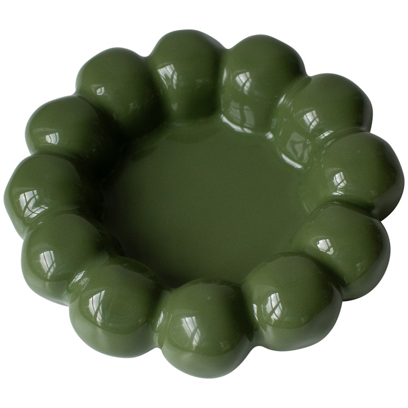 Bright Candle Plate Ø17 cm, Green