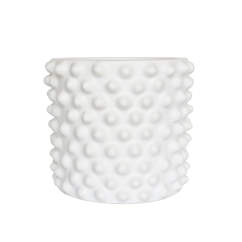 Cloudy Pot Small, Matte White