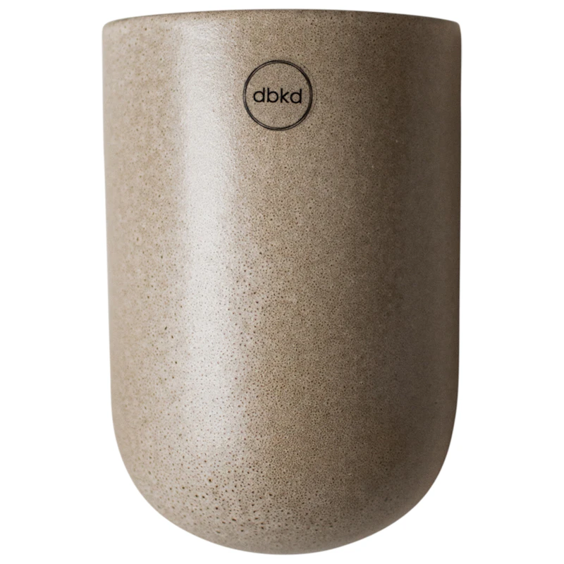 Cut Wall Pot Medium, Beige
