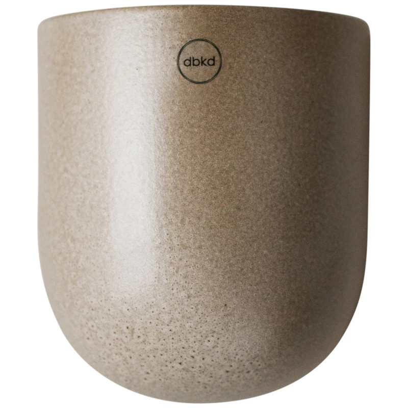 Cut Wall Pot Large, Beige