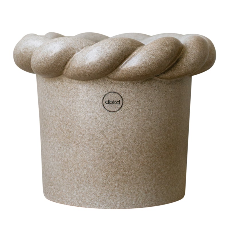 Twine Pot Small, Beige