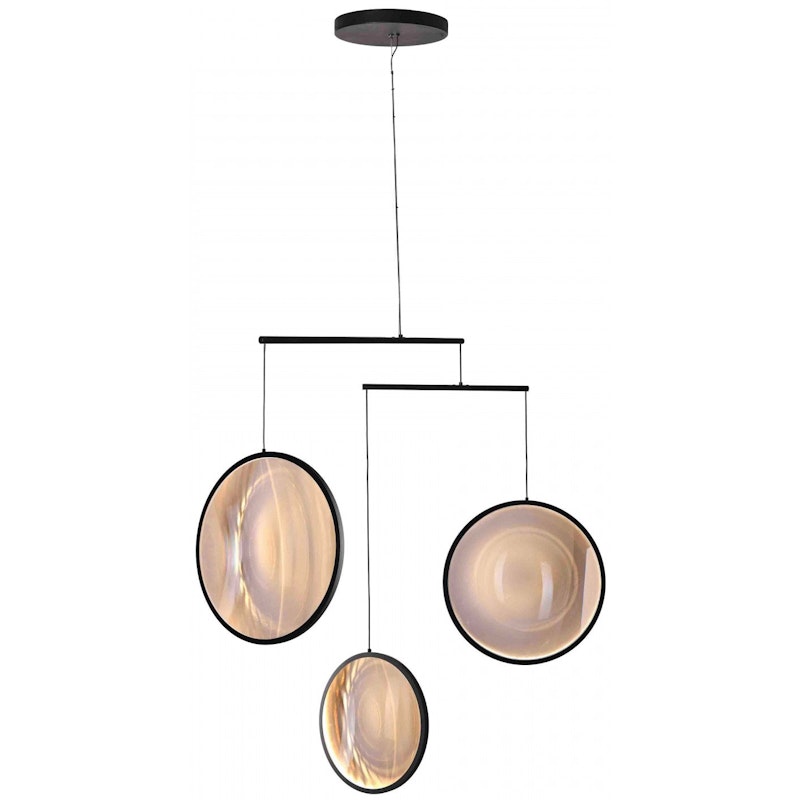 Focus X3 Chandelier, Matte Black