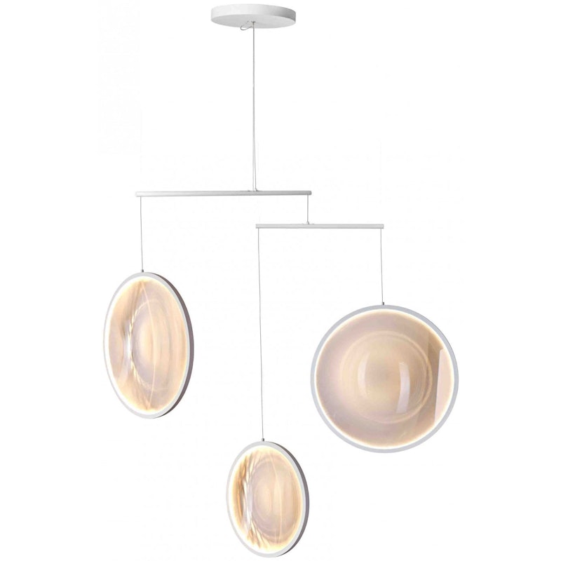 Focus X3 Chandelier, Matte White