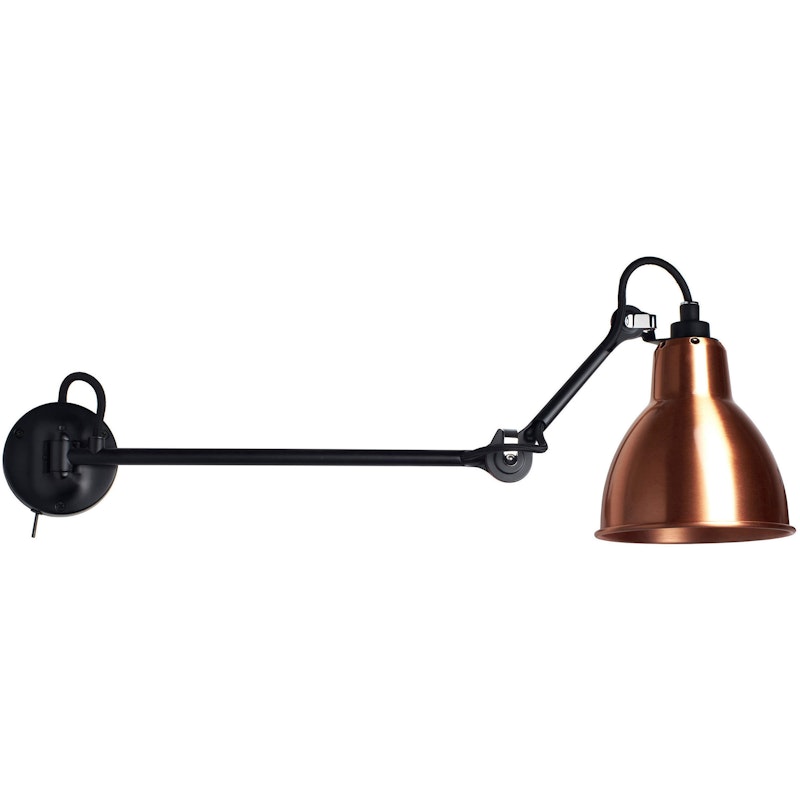 Lampe Gras N°204 L40 SW Wall Lamp, Copper