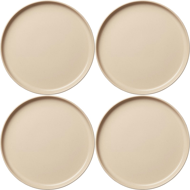 BON Plate 28 cm 4-pack, Beige