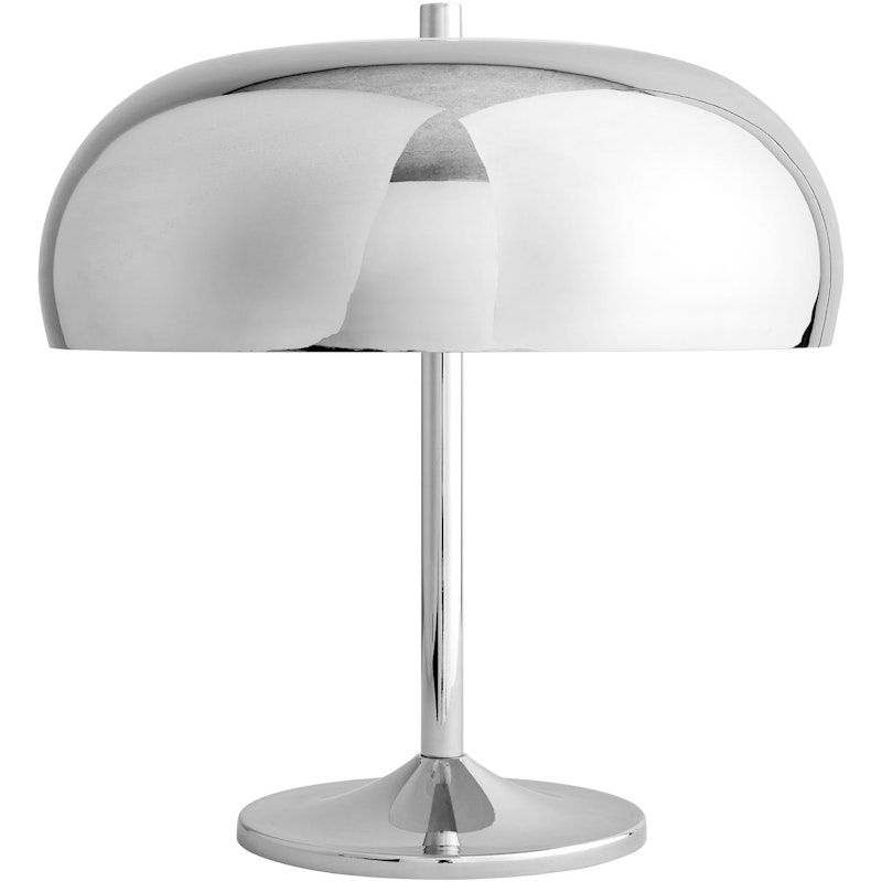 Deco Disco Table Lamp, Chrome