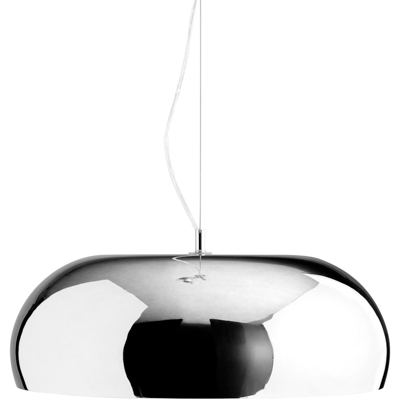 Deco Disco Pendant, Chrome