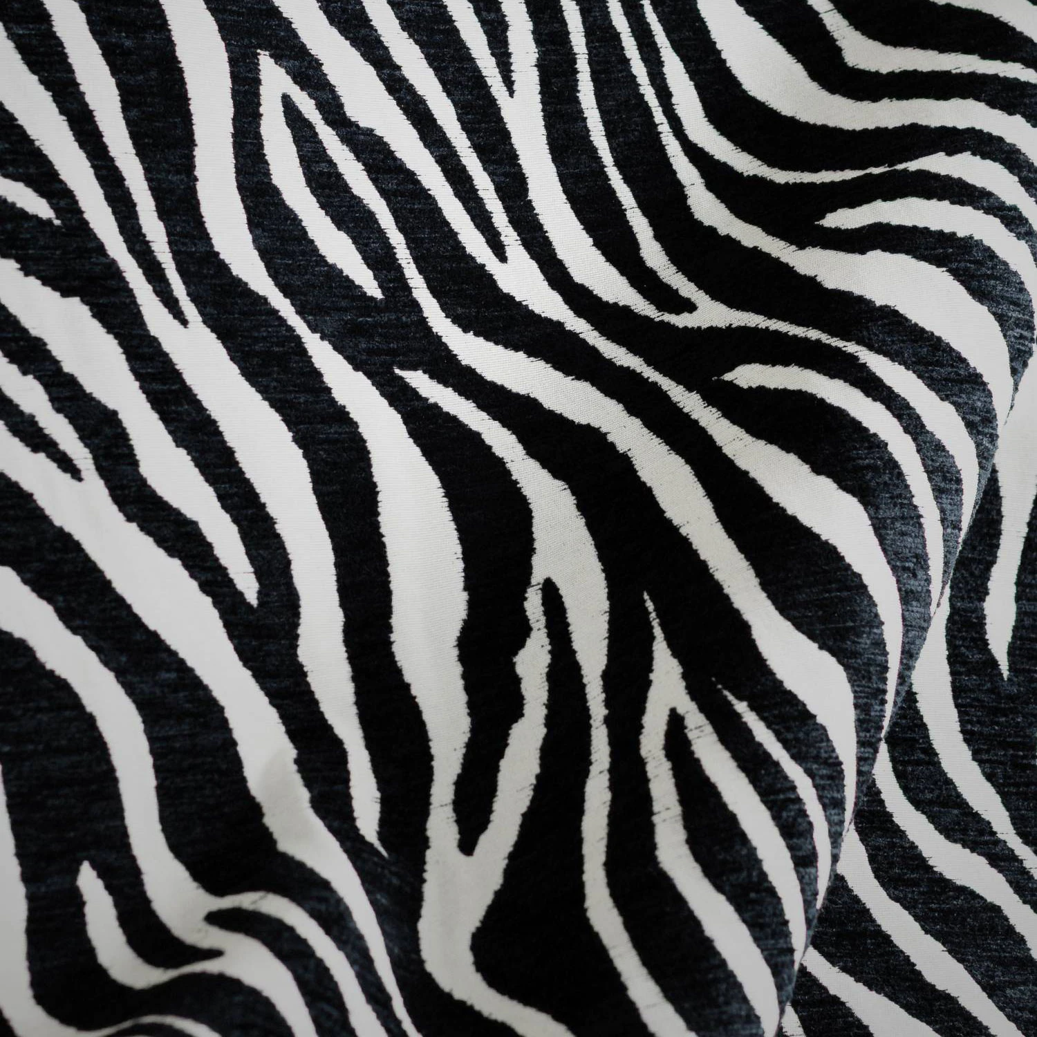 Fabric sample Zebra, Black/White from Decotique | RoyalDesign