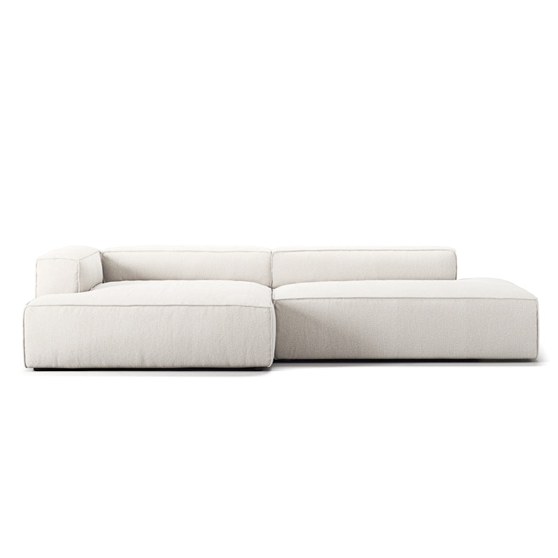 Grand 2.5 Seater Sofa open end Right, Steam White