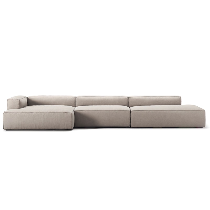 Grand 5 Seater Sofa open end Right, Sandshell Beige