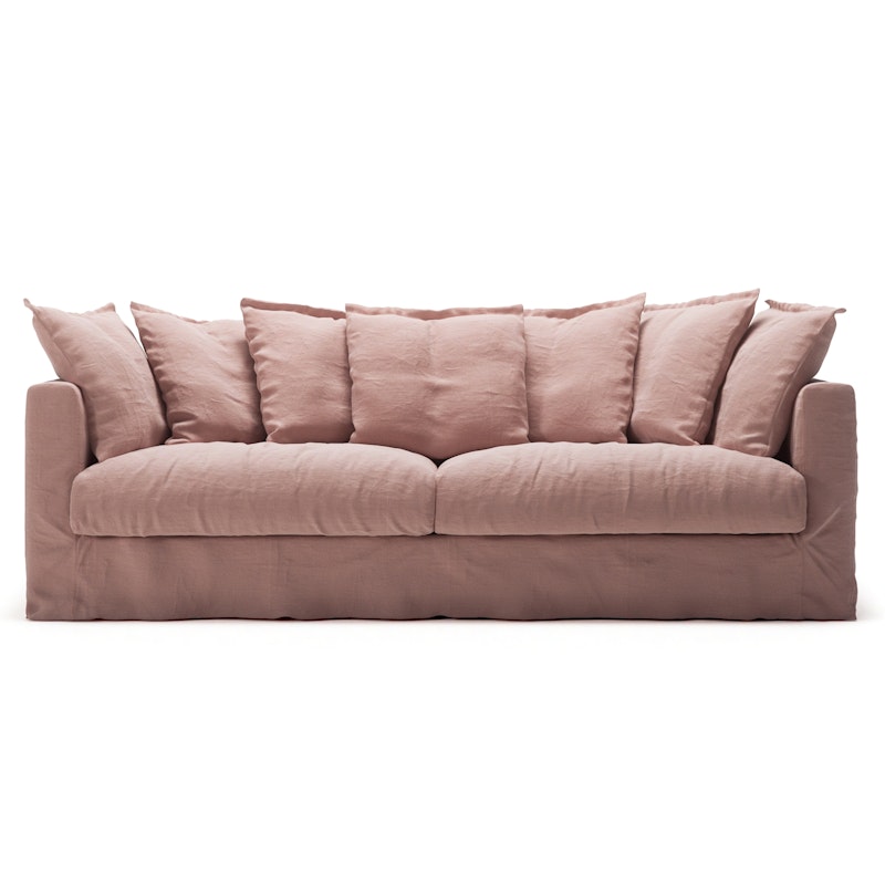 Le Grand Air 3-Seater Sofa Linen, Tender Blush