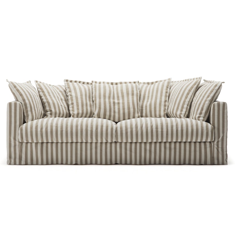 Le Grand Air 3-Seater Sofa Linen, Gentle Ribbon