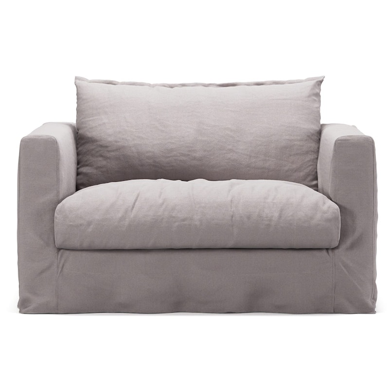Le Grand Air Nou Love Seat Linen, Misty Grey