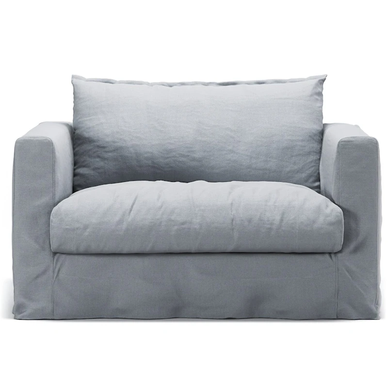 Le Grand Air Nou Love Seat Linen, Nordic Sky