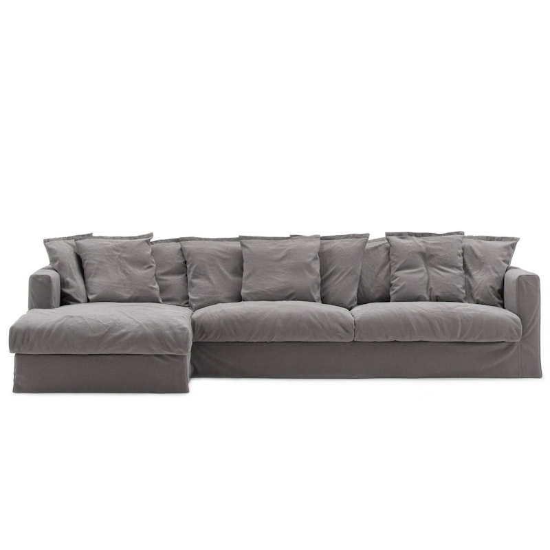 Upholstery For Le Grand Air 3-seater Sofa Cotton Divan Left, Grey