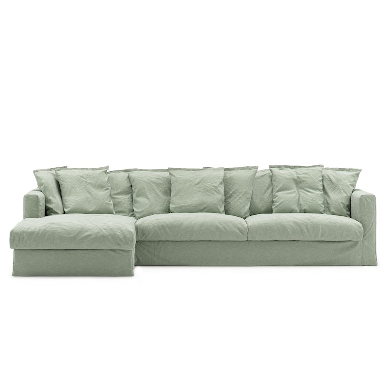 Upholstery For Le Grand Air 3-seater Sofa Linen, Green Pear