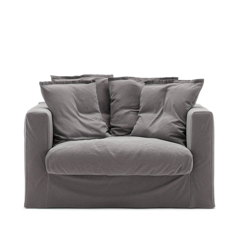 Upholstery For Le Grand Air Love Seat Cotton, Grey