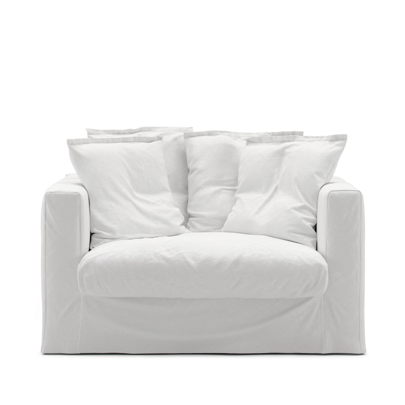 Upholstery For Le Grand Air Love Seat Cotton, White