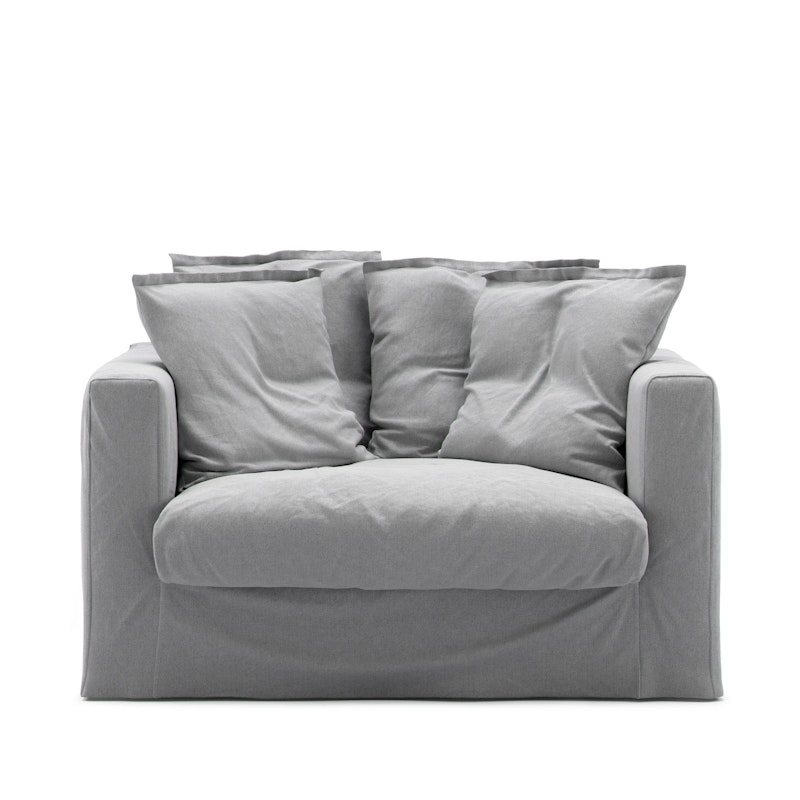 Upholstery For Le Grand Air Love Seat Cotton, Light Grey