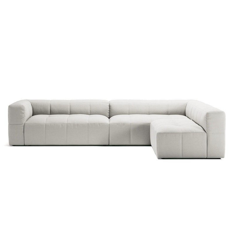 Mure 4-Seater Sofa With Open End Right, Steam White