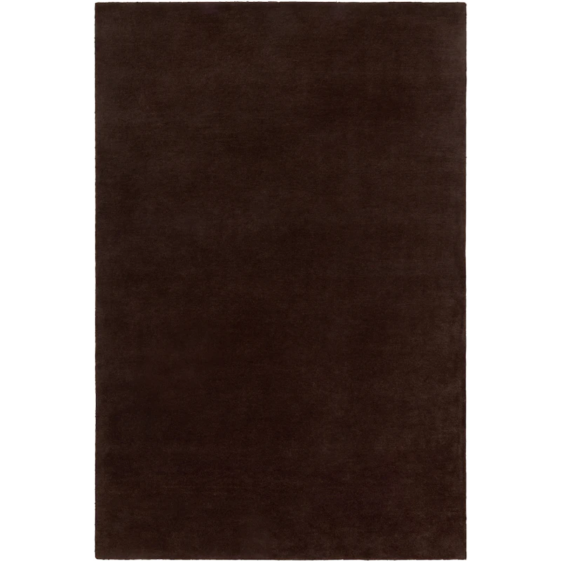 Nordic Plain Wool Rug 300x400 cm, Dark Brown