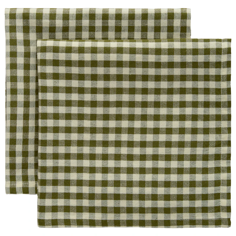Oliva Napkin 45x45 cm 2-pack, Olive