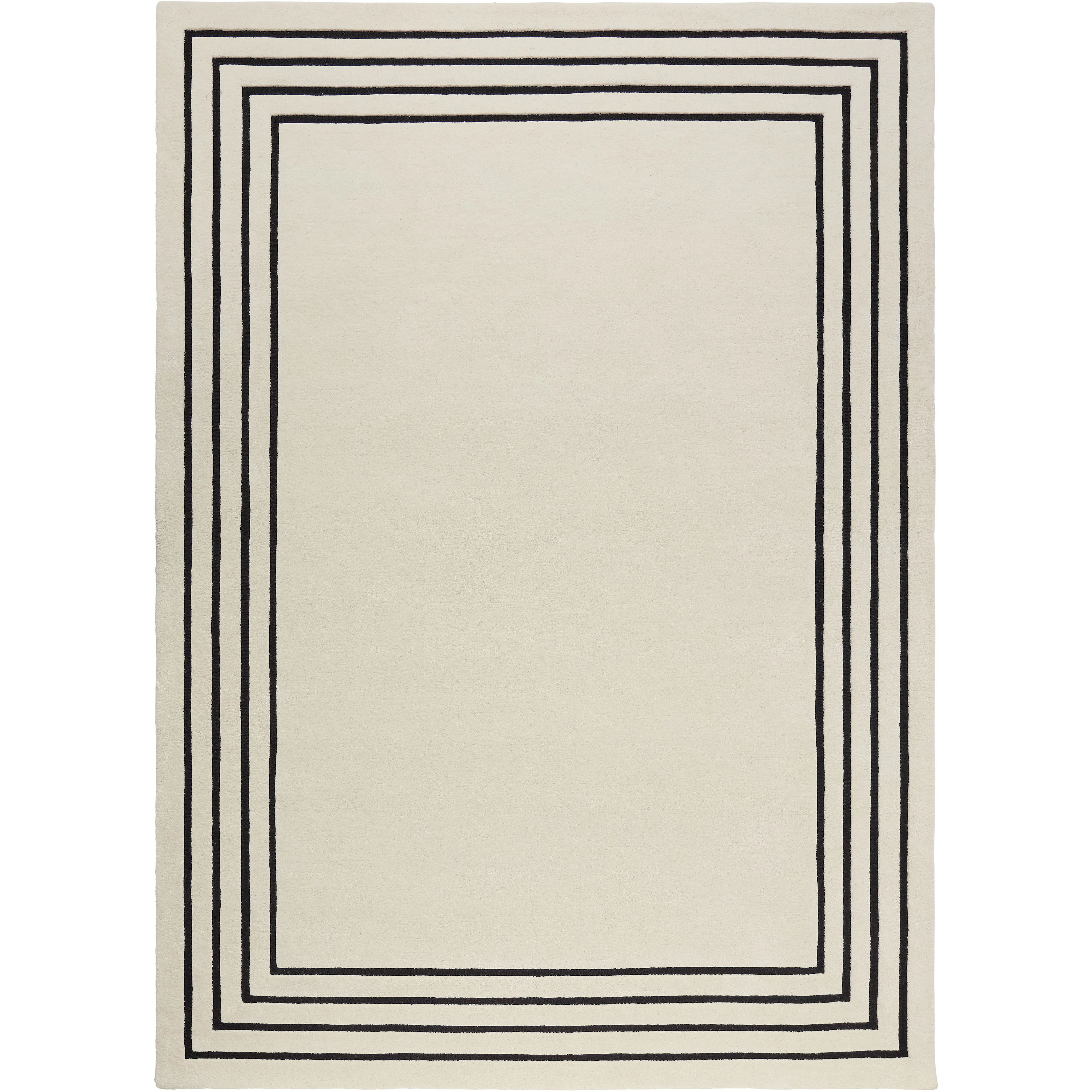 Outline Wool Rug 180x270 cm, Off-white from Decotique | RoyalDesign