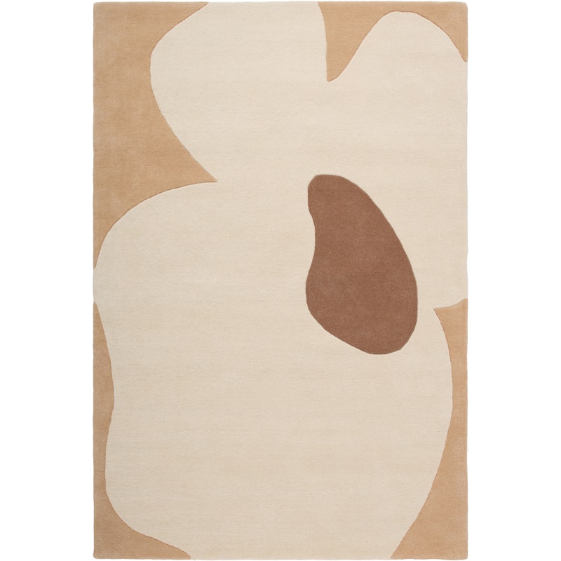 Poppy Wool Rug 180x270 cm, Beige