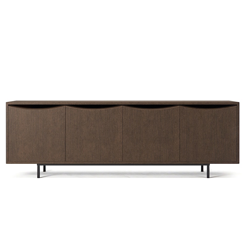 Sand Media Bench, Dark Oak