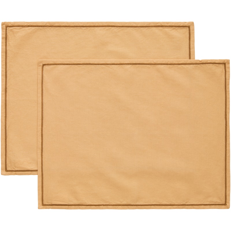 Sienna Placemat 2-pack 35x45 cm, Sand