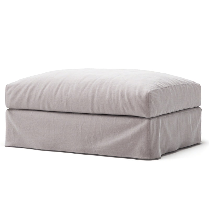 Upholstery For Le Grand Air Footstool Linen, Misty Grey