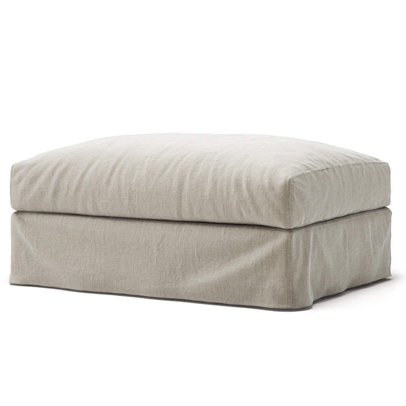 Upholstery For Le Grand Air Footstool Linen, Natural Blonde