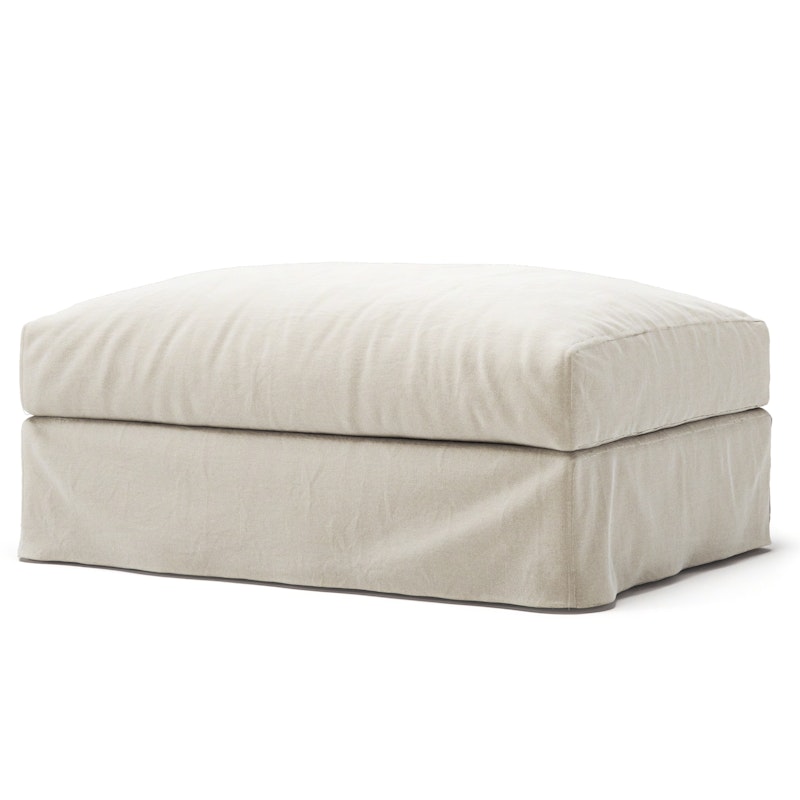 Upholstery For Le Grand Air Footstool Linen, Creamy White
