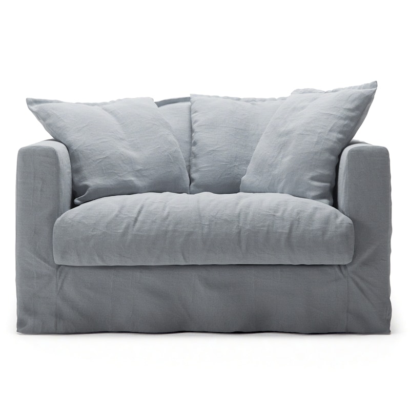 Upholstery For Le Grand Air Love Seat Linen, Nordic Sky