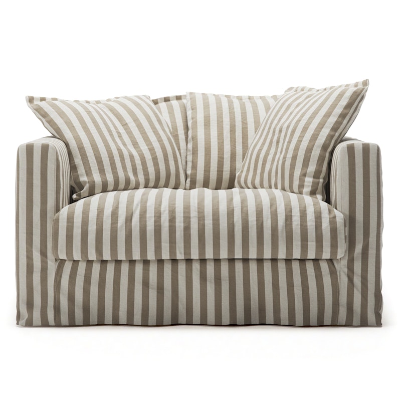 Upholstery For Le Grand Air Love Seat Linen, Gentle Ribbon