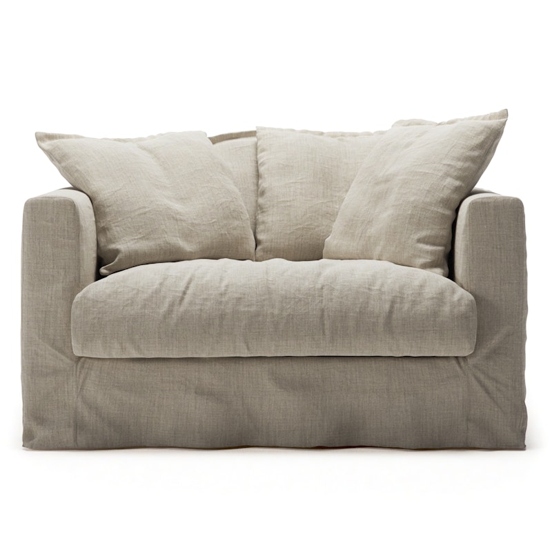 Upholstery For Le Grand Air Love Seat Linen, Natural Blonde