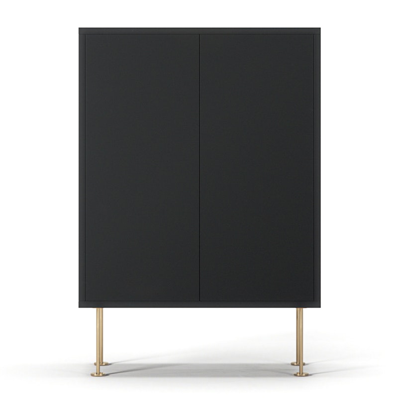 Vogue 64 Cabinet, Anthracite / Brass