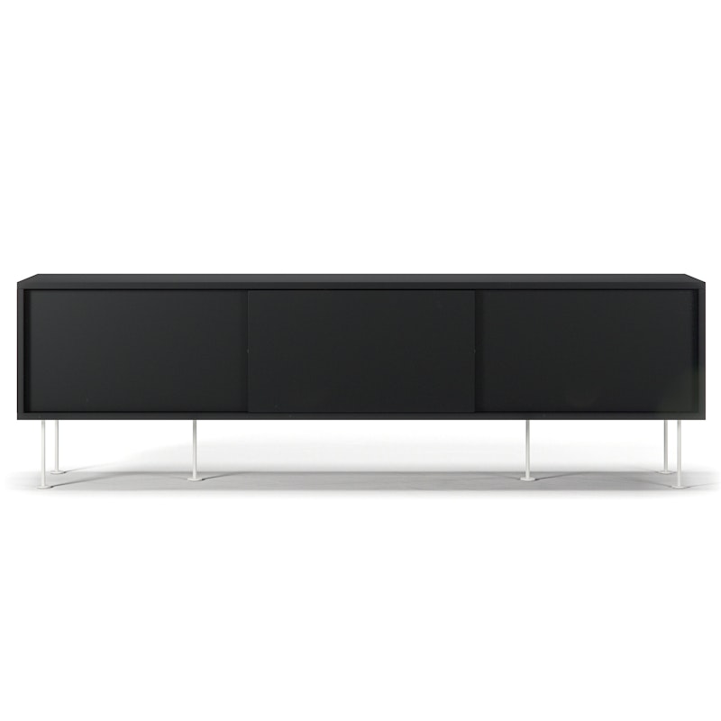 Vogue Media Bench With Legs 180 cm, Anthracite / White