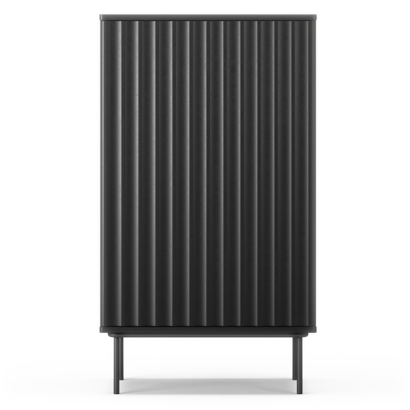 Wave Cabinet With 1 Door, Anthracite