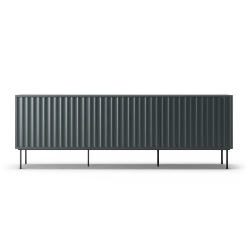 Wave Media Bench 3D, Grey