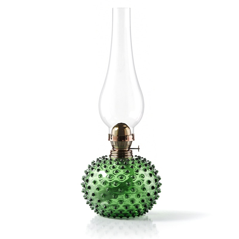 Paris Oil Lamp, Dark Green