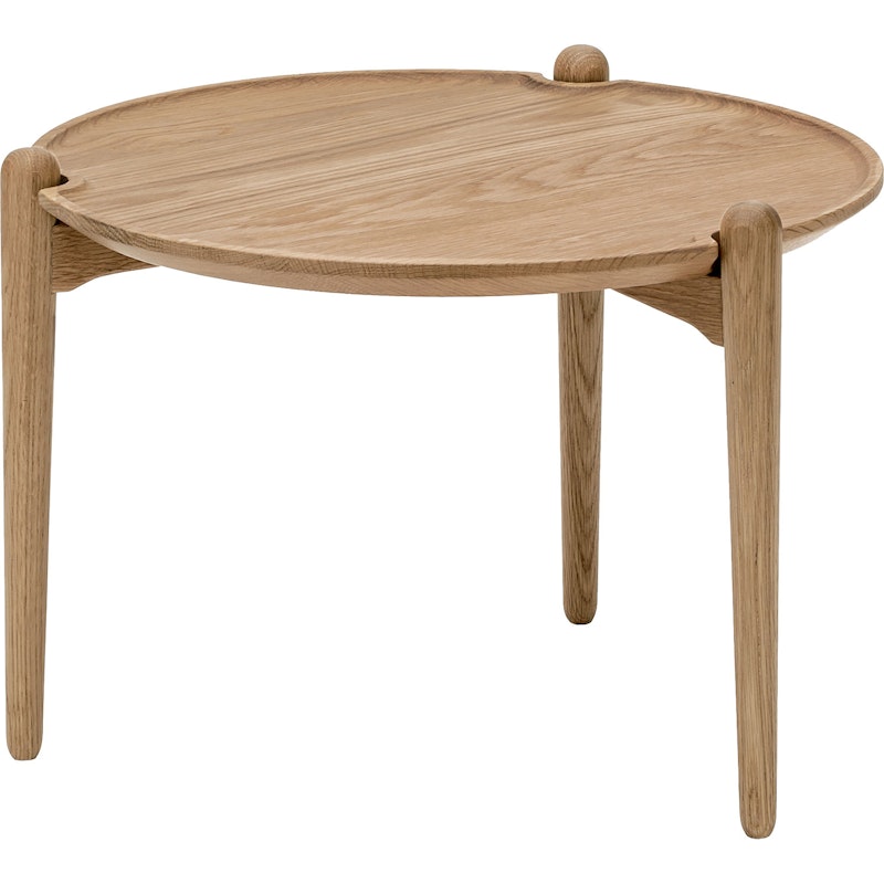 Aria Coffee Table Ø50 Low, Oak